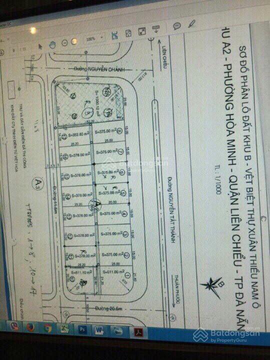 Cần bán mặt tiền nguyễn tất thành, vệt biệt thự xuân thiều nam ô