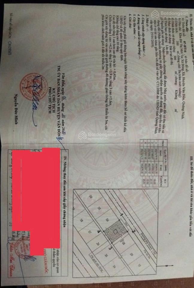 Chính chủ. bán lô đất biệt thự tại khu đô thị phương đông, 23 triệu / m2, 300m2, view đẹp nội khu