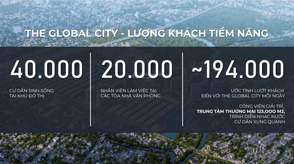 Hot bán căn góc nhà phố soho 2 mặt tiền đỗ xuân hợp khu đô thị the global city giá 92 tỷ