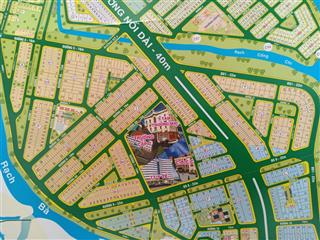 Bán nền đất đại phúc green villas, mt trục đường chính 18 m, hướng đông nam, giá 100 tr/m2