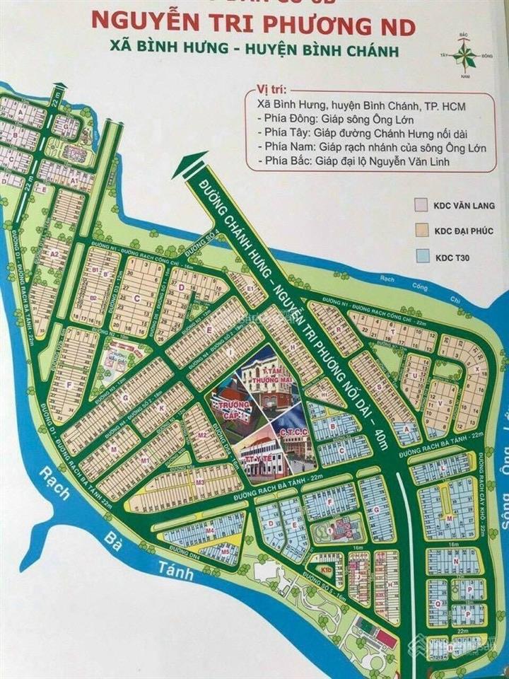 Bán nền đất đại phúc green villas, mt trục đường chính 18 m, hướng đông nam, giá 105 tr/m2