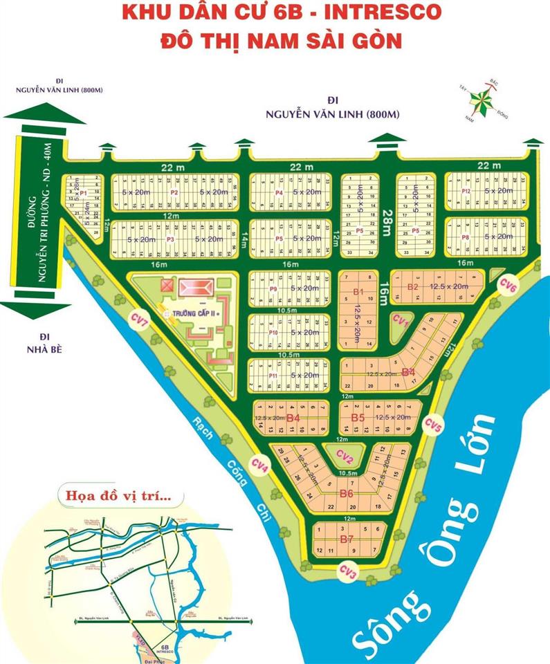 Bán gấp nền đất 6b intresco mt tiền đường 12 m giá 9.3 tỷ tỷ  thương lượng