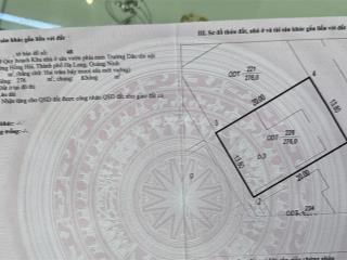 Bán đất biệt thự cột 3 gần cty đông bắc hạ long qn