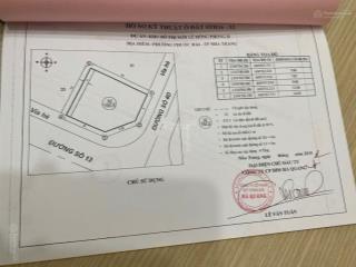 Bán lô góc mặt tiền đường số 13 hà quang 2 hàng hiếm trên cung đường này