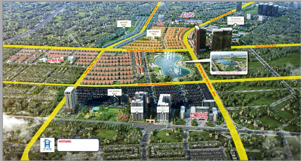 Bán biệt thự an phú dãy d04  dương nội, mặt đường 27m trục đi sang vinsmart city