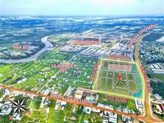 Chỉ cần 30%, tương đương 840tr sở hữu đất nền sài gòn village gđ2 80m2 ngay mặt tiền đường long hậu