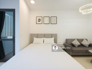 Cho thuê căn hộ studio river gate quận 4 full nội thất cao cấp, view đẹp, vào ở ngay 13tr/tháng