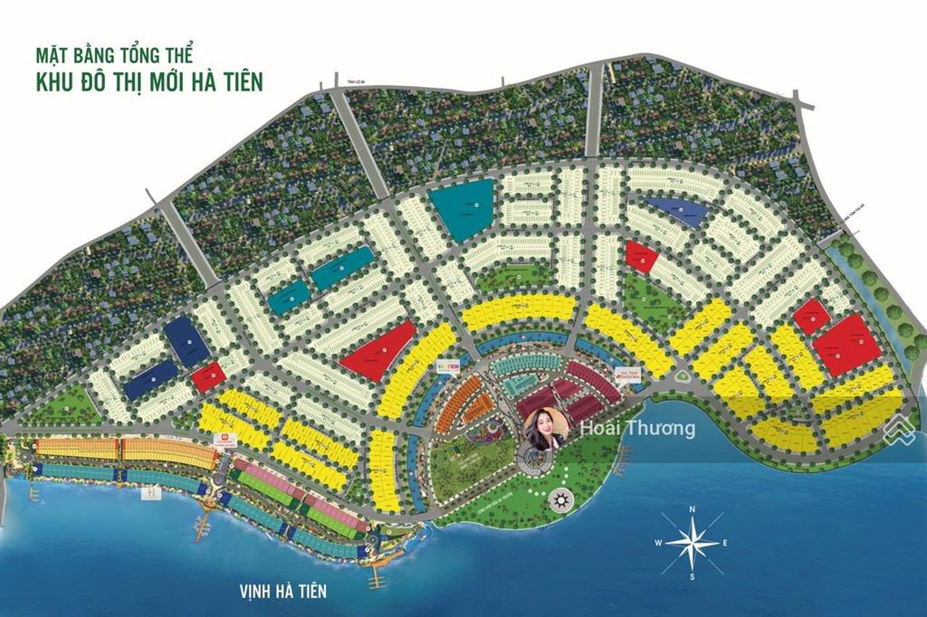 Khu đô thị mới hà tiên đường 30m hai chiều 125m giá 1.850 tỷ xây tự do hướng biển/0932 185 ***