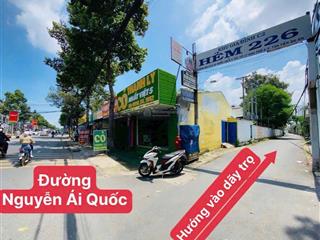 Bán đất thổ cư gần bigc tân hiệp sau lưng bv 7b, dt 65m2 hẻm thông ô tô nhựa đẹp giá chỉ 3.2 tỷ