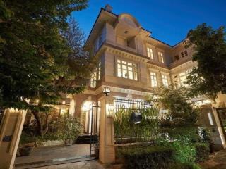 Biệt thự sân vườn kđt mỗ lao  hà đông 186.5m2* 5 tầng. lô góc vỉa hè rộng hầm gara chỉ 32.5 tỷ