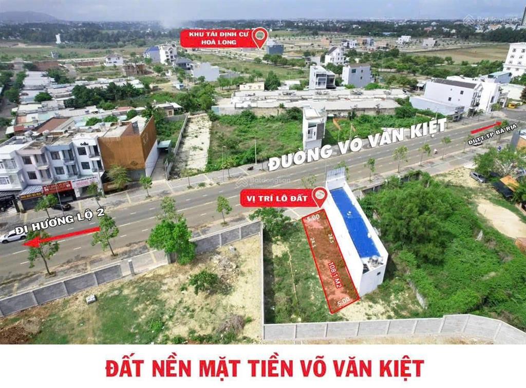 Cần bán đất mặt tiền đường võ văn kiệt phường tam long (xã hòa long cũ)