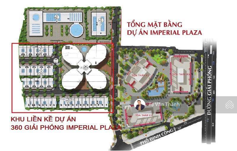 Bán shophouse imperia 360 giải phóng 100m2, mt 5m thang máy, 32 tỷ, 5 tầng.  0983 968 ***