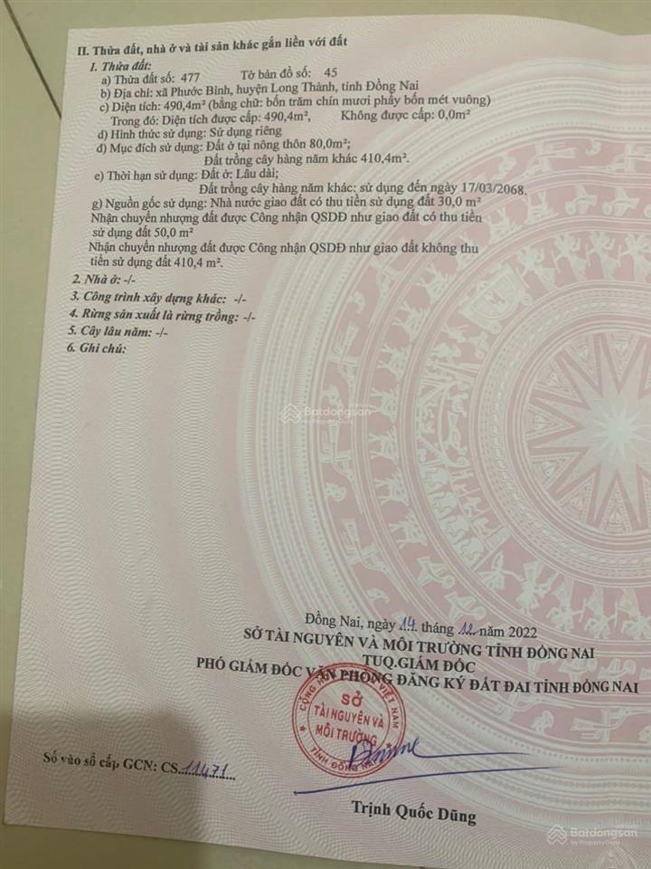 Bán đất sào giá rẻ sát sân bay long thành