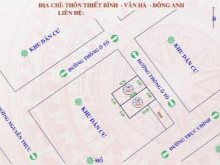 Giá tốt chốt liền tay! bán nhanh lô đất trục kinh doanh tại vân hà  đông anh shcc  giá 4x tr/m2