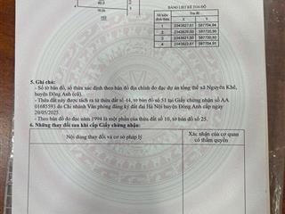 Bán lô đất 80m2 full thổ cư giá tốt tại xóm núi, tiên hùng nguyên khê (phúc thịnh), đông anh