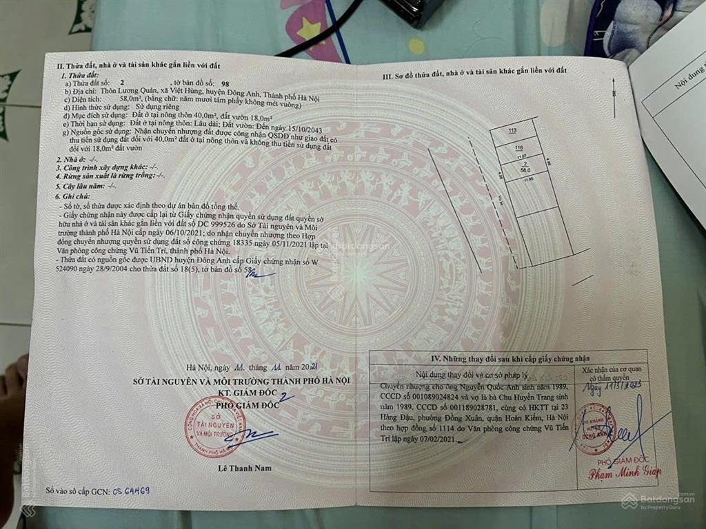 Nhanh tay kẻo lỡ ngay siêu phẩm gia lương  việt hùng  đa 58m2  mt 5,8m  shcc. vị trí đắc địa