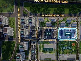 Bán shophouse diện tích 120m mặt đường chính 17,5m thuận tiện kinh doanh