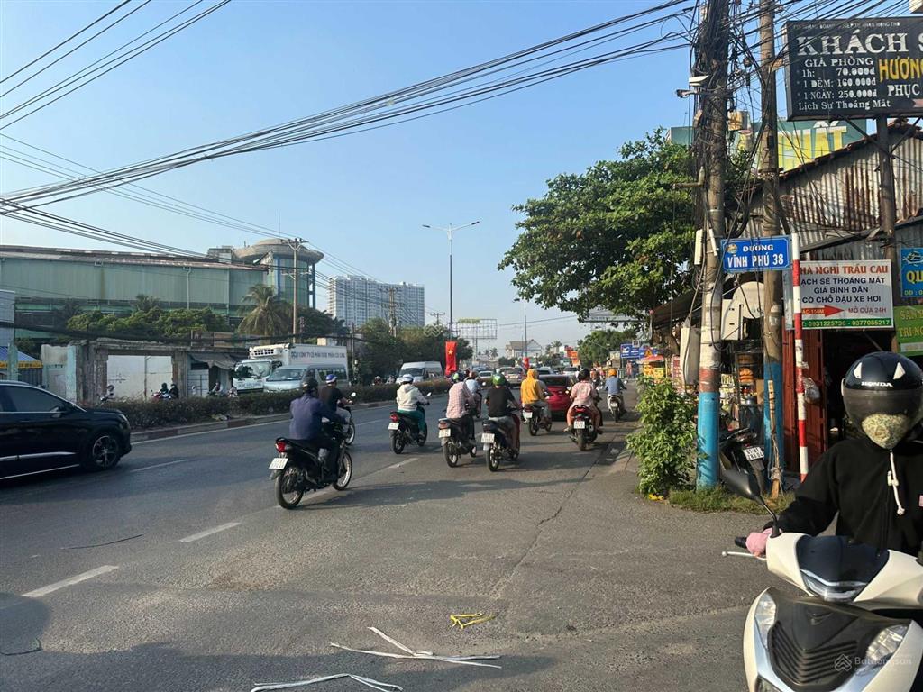 57m2 (5mx11m) đất mặt tiền đường lớn view kênh thông quốc lộ 13 sát bờ sông sài gòn sổ riêng thổ cư