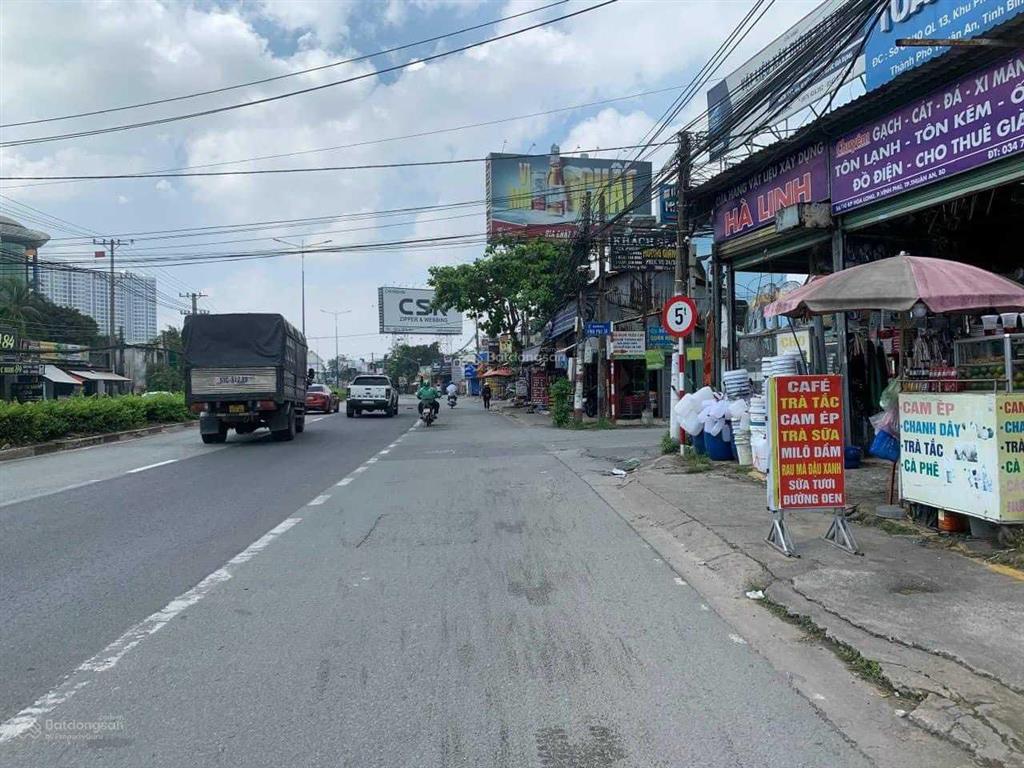 57m2 (5mx11m) đất mặt tiền đường lớn view kênh thông quốc lộ 13 sát bờ sông sài gòn sổ riêng thổ cư