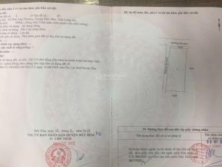 Chính chủ bán lô đất góc 2 mt đường đức ngãi  đức lập thượng đức hòa long an dt 1000m2 full thổ