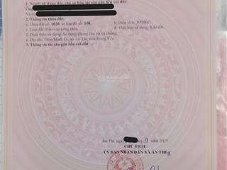 Bán lô đất đấu giá 90m2 tại xã ân thi hưng yên (khu minh lý hoàng hoa thám cũ)