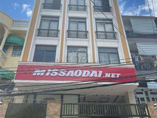 Cho thuê tòa nhà mt tiền giang. p2. dt 9x20m. hầm 6 tầng. sàn suốt. pccc đầy đủ. giá 100tr/tháng.