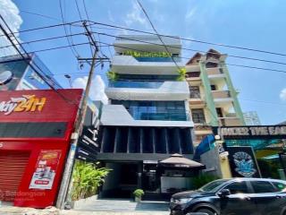 Cho thuê nguyên tòa mt nguyễn cửu vân, phường 17, dt 8x25m. hầm  trệt  lửng  4 lầu. pccc đầy đủ