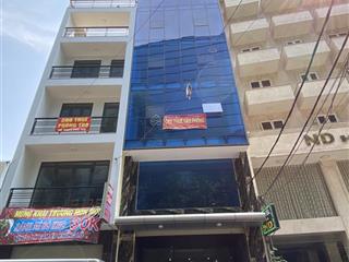 Tòa nhà cho thuê đường ấp bắc ngay etown. dt 6x28m. nở hậu 10m. hầm, trệt, 5 lầu. pccc. sàn suốt