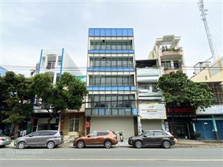 Cho thuê nguyên tòa mt đường chu văn an, phường 26. dt 8x27m. hầm  7 tầng. pccc đầy đủ