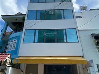 Cho thuê nguyên căn mt khu bàu cát, phường 14. dt 6x20m. trệt 4 lầu. thang máy. nhà ốp kính đẹp.