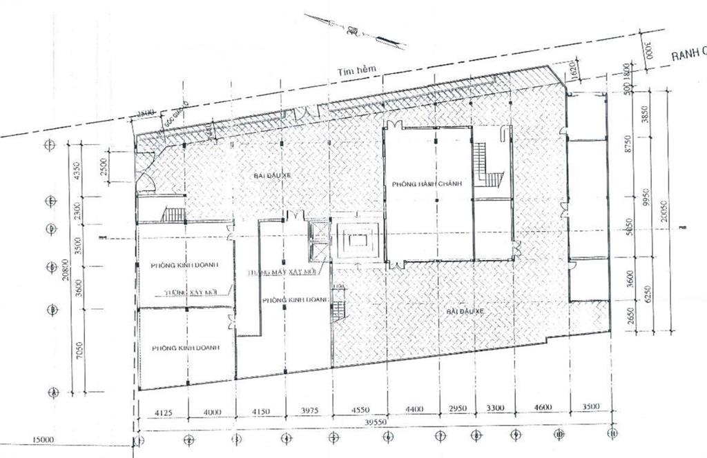 Cho thuê nguyên căn mt hoàng văn thụ, phường 8. dt 21x40m. trệt  lửng  2 lầu. dtsd 1.600m2