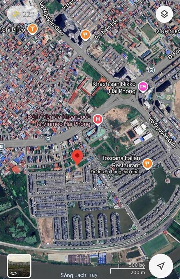 168m đất khu 4 vĩnh niệm, rẻ nhất thị trường, sát vinmarina, mặt tiền 8.4m