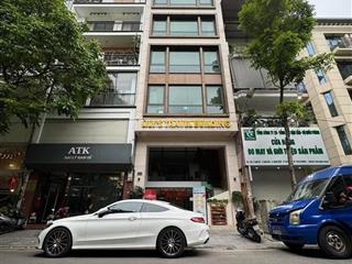 Bán nhà phố lý nam đế , quận hoàn kiếm , 75m2 ,9 tầng , mặt tiền 6,1m , toà buil dinh, giá 77 tỷ