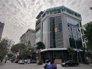 Chính chủ cần bán gấp tòa nhà văn phòng lô góc phố dịch vọng hậu 210m2 x 9 tầng thông sàn giá 145tỷ