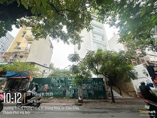 Cần bán gấp 106m2 đất số nhà 71 mặt phố trung kính mặt tiền 9.2m kinh doanh sầm uất giá 58 tỷ.