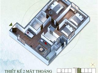 Quỹ căn ngoại giao 3pn đẹp nhất the charm an hưng  chiết khấu 3%  full nội thất cao cấp