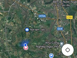 Chính chủ bán nhà đất xã đại áng, thanh trì  73m2 gần trường mầm non đại áng, kđt đại áng