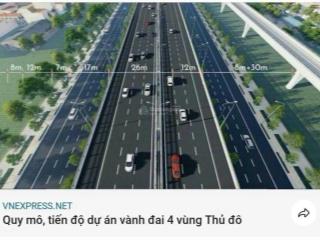 Bán 2 lô đất sổ đỏ xã mặt đường trục chính thôn nhị khê, thường tín 68m250m2 kd đỉnh