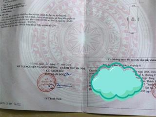 Bán đất vân nội đông anh, 113.3 m2 mt 6m, full thổ cư, sẵn sổ, oto đỗ cửa, tiện ích đầy đủ