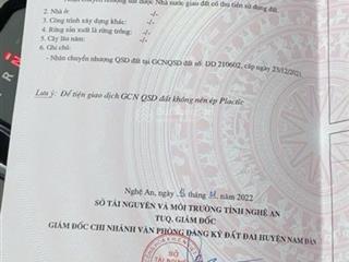 Đất đấu giá cực vip sổ cầm tay tại nam giang