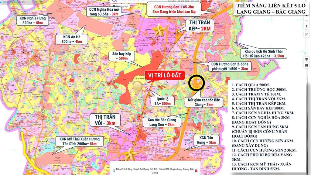 Chỉ nhỉnh 600tr sở hữu ngay lô đất 135m2 ô tô quay đầu tại hương lạc, lạng giang, bắc giang