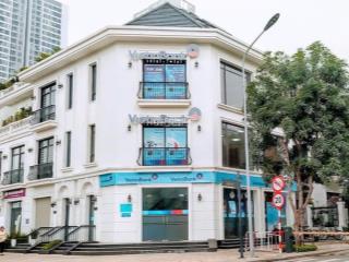 Cho thuê nhà mp vinhomes green bay lương thế vinh, căn góc. dt 120m2, mt 15m, 4 tầng. giá 80tr/th