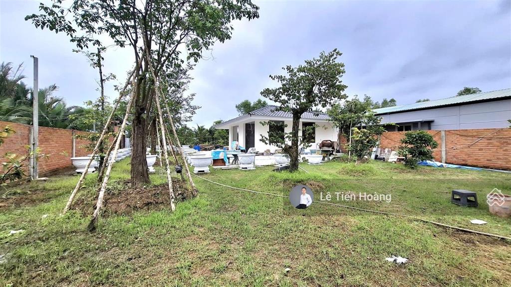 Bán đất nhà vườn view sông chợ đệm 1.000m2 nuyễn hữu trí, tân bửu, bến lức, long an