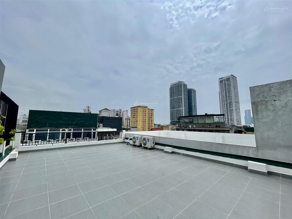 Cho thuê tòa nhà duy tân  trần thái tông 135m2 mt 6m 6t nổi 1 hầm thông sàn. giá 60 triệu/tháng