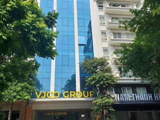 Cho thuê tòa nhà duy tân  trần thái tông 135m2 mt 6m 6t nổi 1 hầm thông sàn. giá 60 triệu/tháng