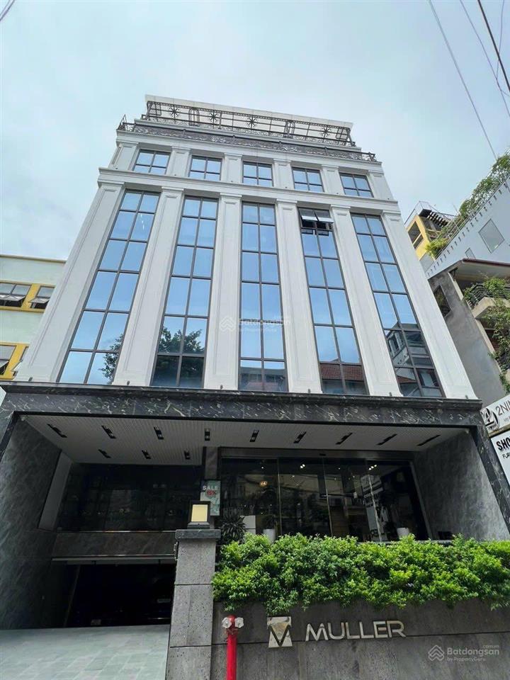 Cho thuê tòa nhà phố nguyễn thị định, thanh xuân dt 140m2x9 tầng + 1 hầm, mt 7m, nhà xây mới đẹp