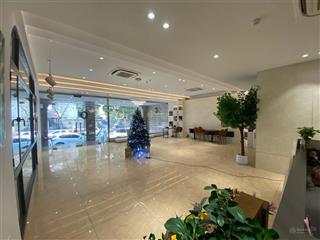 Cho thuê tòa văn phòng đường mạc thái tổ, 150m2 x 7 tầng + hầm, mt 8m, thang máy, 50 tr/th