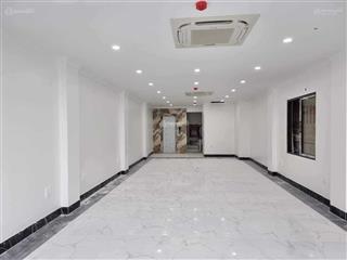 Cho thuê nhà ngõ 100 hoàng quốc việt. 80m2*8 tầng, mặt tiền 5m. tầng 1,2,3,4,5,7 thông sàn 48tr