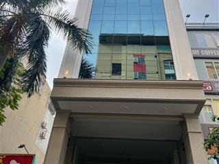 Cho thuê tòa nhà dt 120m2x8t 1 hầm nổi mặt phố nguyễn quốc trị, thông sàn, thang máy, hầm để xe