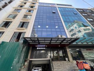 Cho thuê nhà trần quốc hoàn, 80m2, 8 tầng, mt 7m, thang máy, nhà mới, 60tr